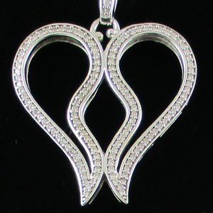 Robert Manse .64ct "Wings of Love" Pendant
